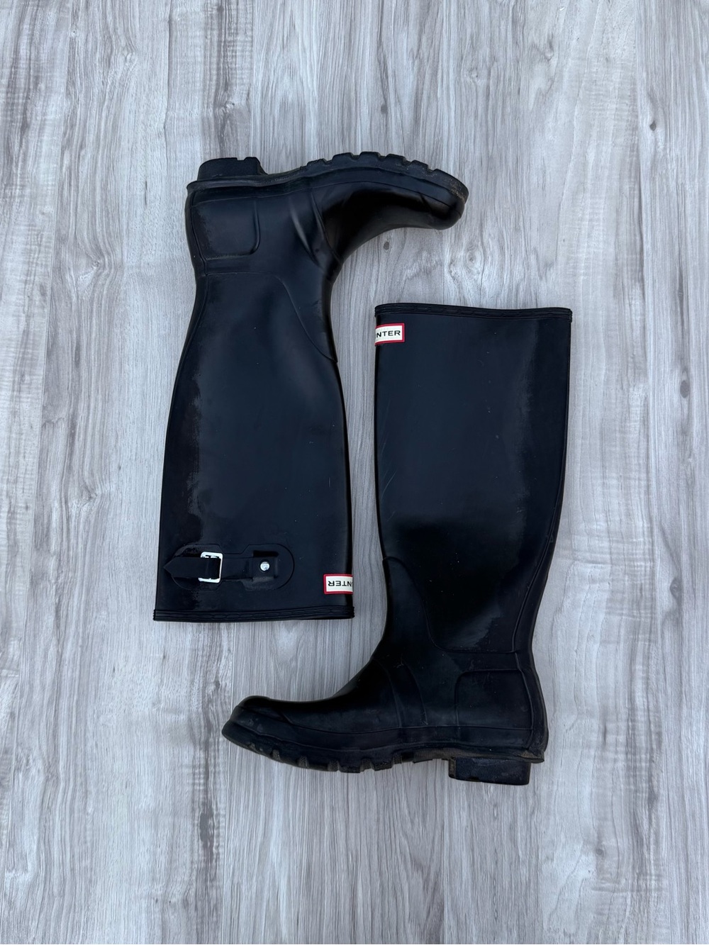 Hunter Women's Original Tall Rain Boots in black